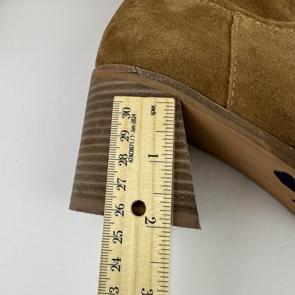 Lucky Brand Ryemi Tan Soft Suede booties size 7.5 M MSRP $130 - Picture 12 of 14